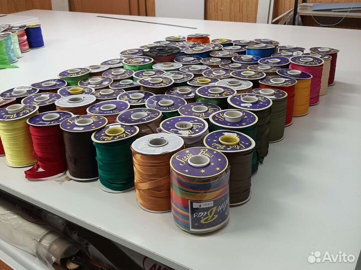 Косая бейка атласная