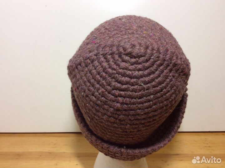 Шляпка пастельного сливового цвета, 56-59,арт 171