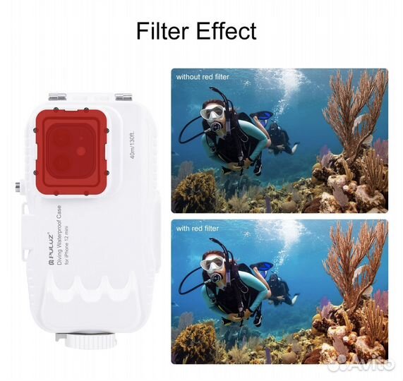 Подводный бокс для iPhone 13 и 12 mini до 40 метро