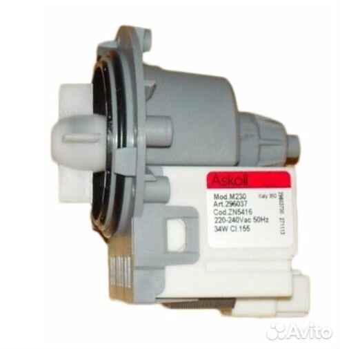 Помпа Electrolux 50271814001 Askoll 34W 3 винта