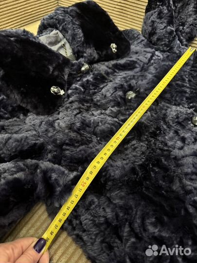 Шуба натуральная овчина мутон. Разм.50