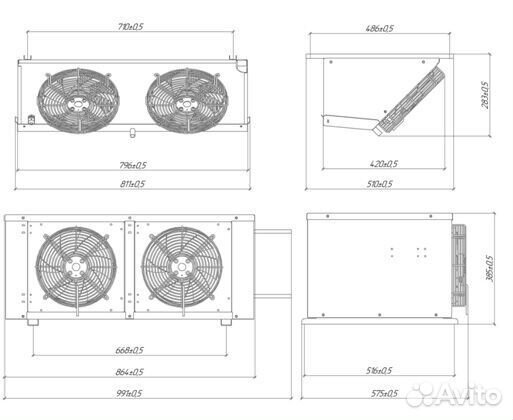 Холодильная сплит-система Intercold MCM 231FT (220В)