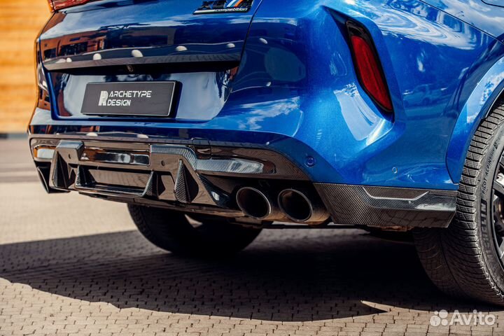 Карбоновый диффузор Archetype BMW X6m F96