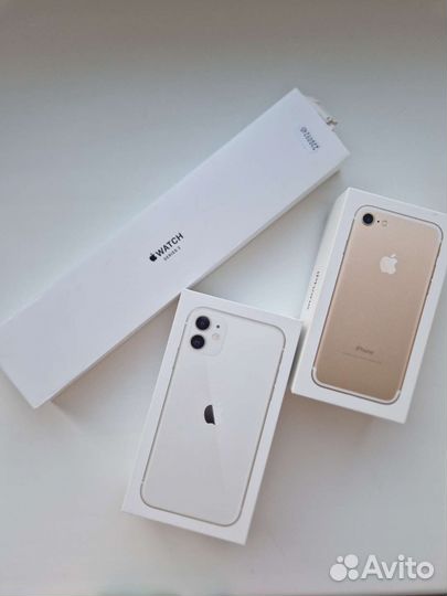 iPhone 11, Айфон 7, Apple watch 3