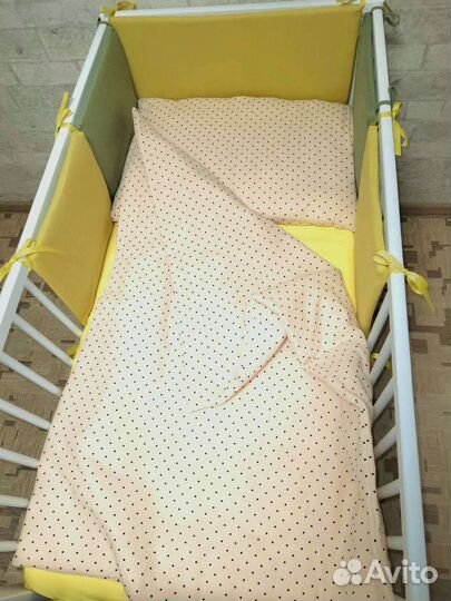 Бортики в детскую кроватку