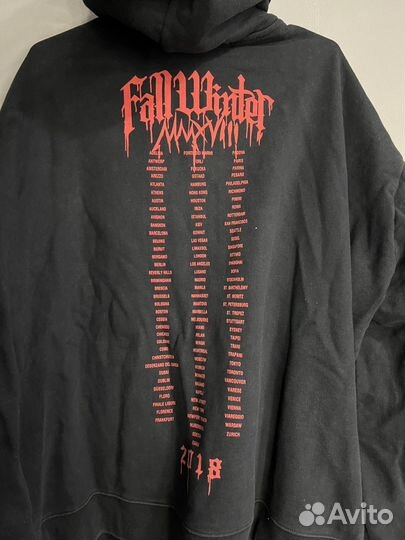 Vetements Metal Tour 2018 Hoodie Худи