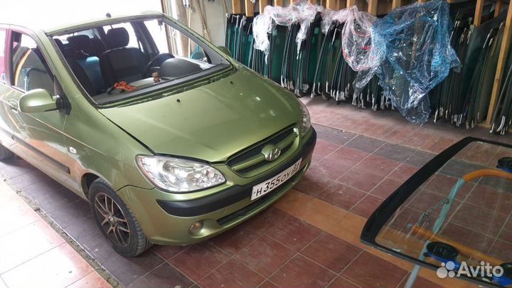 Лобовое стекло на Хендай Гетц