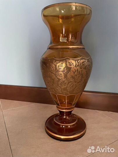 Хрустальная ваза чехия