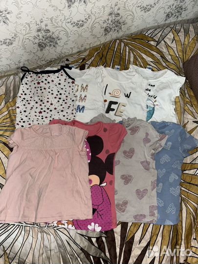 Вещи пакетом на девочку 80-86