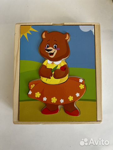 Пазлы для малышей «Медведица Маша»