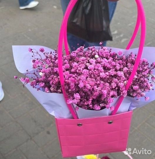 Букет к 1 сентября Гипсофила