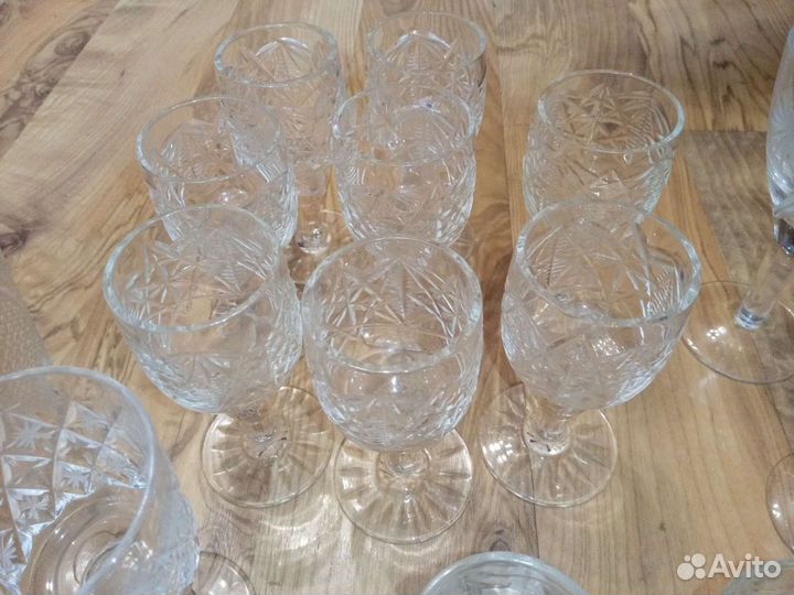 Рюмки и бокалы хрусталь СССР