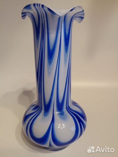 Ваза цветное стекло СССР