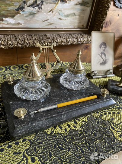 Старинный письменный прибор, царская Россия