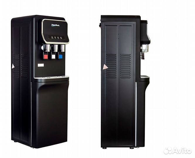 Кулер для воды Aqua Work V93-W черный со шкафчиком
