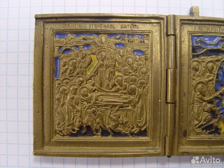 Складень старинный. Праздники