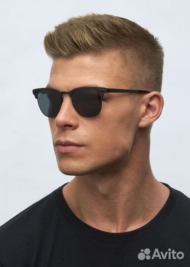 Очки Ray Ban 3016 Clubmaster Polarized Стекло