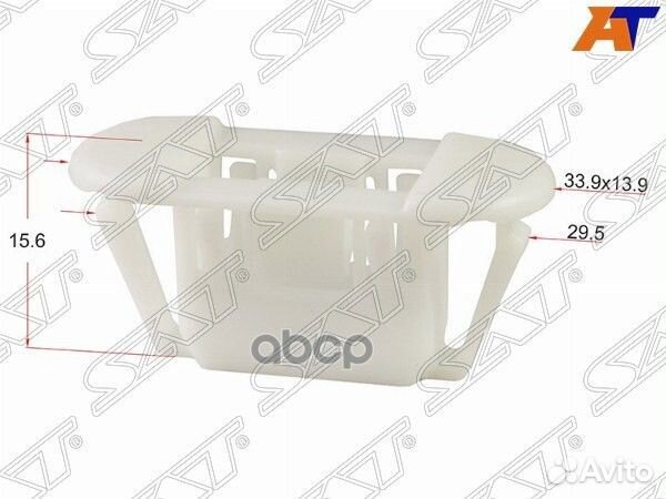 Клипса крепления накладки порога nissan (1 шт.)