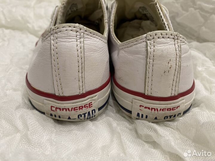 Кеды converse кожаные