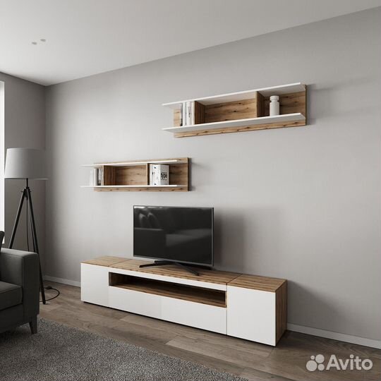 Тв-тумба Онге-951ne дуб эвок прибрежный под тв тел