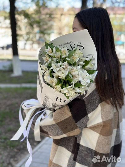 Букет из альстромерий