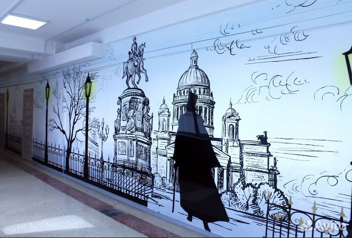 Роспись стен Оформление Граффити Написание картин