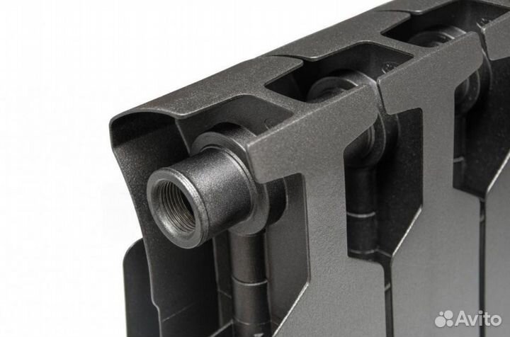 Радиатор Rifar Monolit 500 8 секций Антрацит