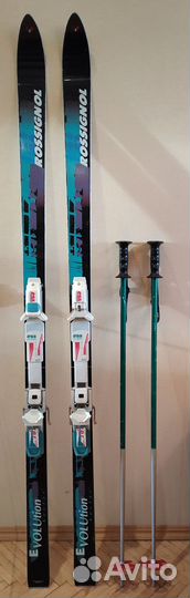 Лыжи rossignol+палки+ботинки tecnica