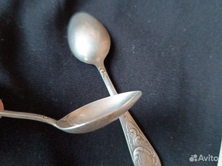 Серебряные ложки кофейные