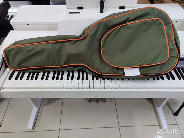 Чехол для акустической гитары, камуфляж, черный ка