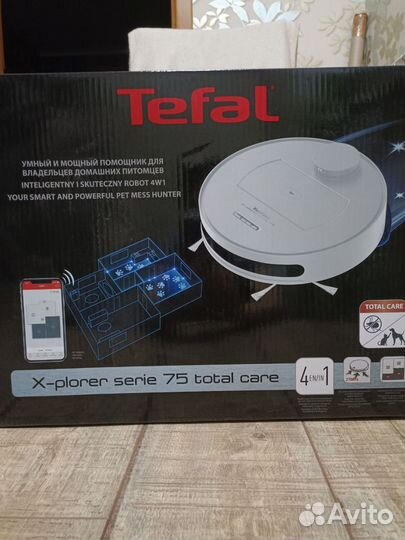 Робот пылесос Tefal explorer serie 75