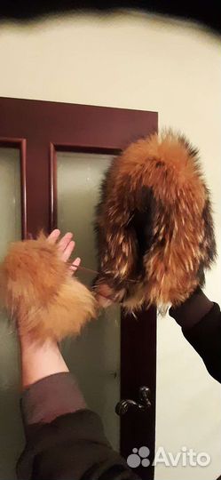 Шапка ушанка натуральный мех женская