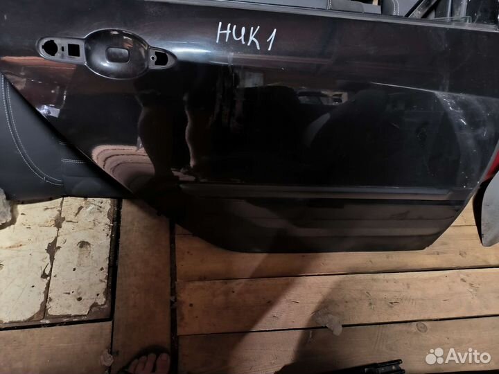 Рено лагуна 3 дверь задняя правая чёрный 676 хэчб