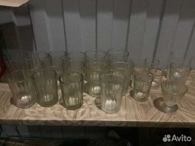 Граненые стаканы, стекло СССР