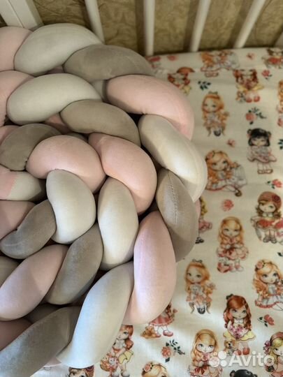 Бортик косичка