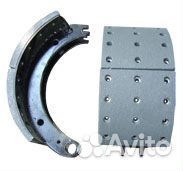 Колодка тормозная камаз-6520 с буртиком контроля и