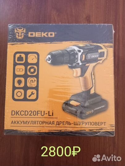 Шуруповерт новый