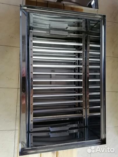 Коптильня из нержавейки 300х300х500мм