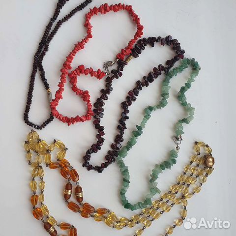 Бусы из натуральных камней СССР