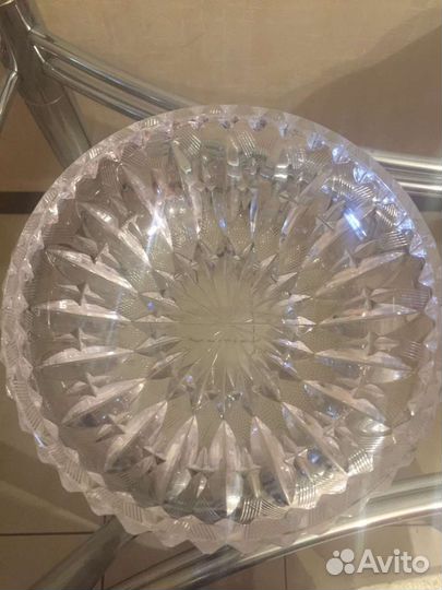 Хрустальная ваза для фруктов