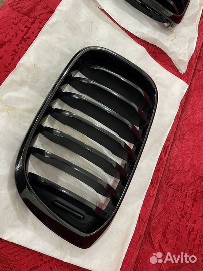 Решетка бампера BMW G 01, ноздри