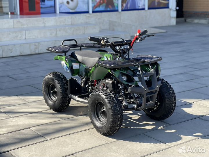 Квадроцикл X-16 бк мех старт зеленый
