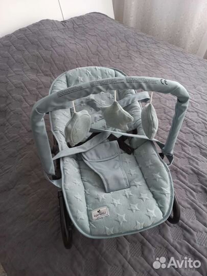 Шезлонг детский новый