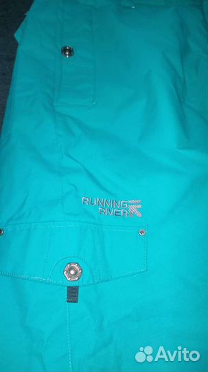 Новые.Горнолыжные брюки мужские running river Т317