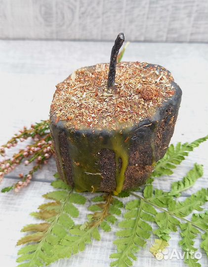 Земляная свеча на очищение