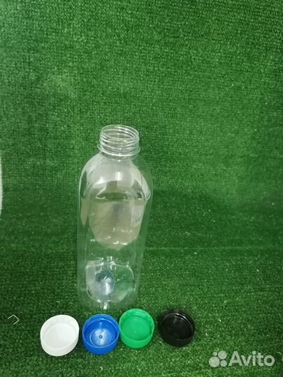 Бутылка (смузи) 1л, квадрат+крышка