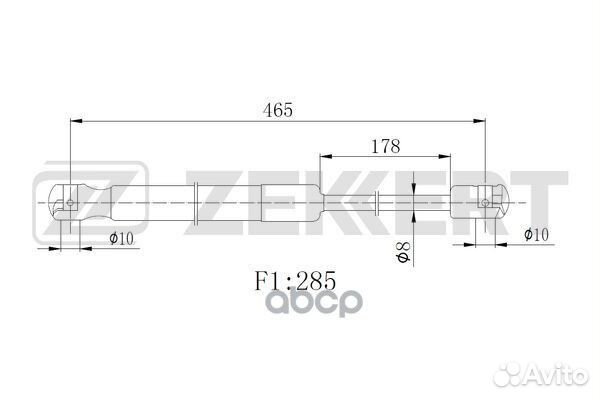 Амортизатор капота Kia Sorento II 09