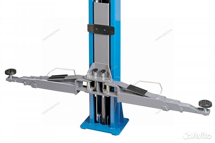 Подъемник 2х стоечный 4т. с верхней синхронизацией