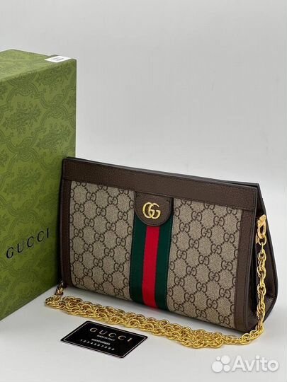 Сумка женская натуральная кожа Gucci