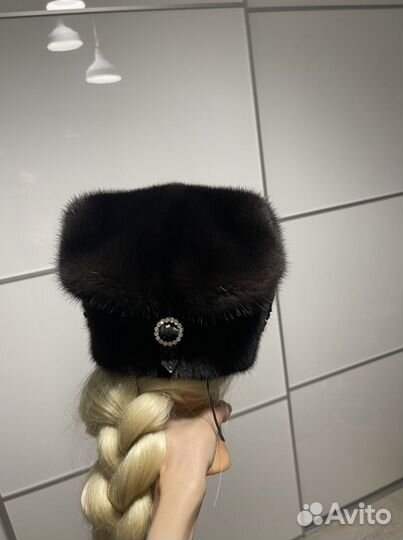 Шапка норковая женская бу